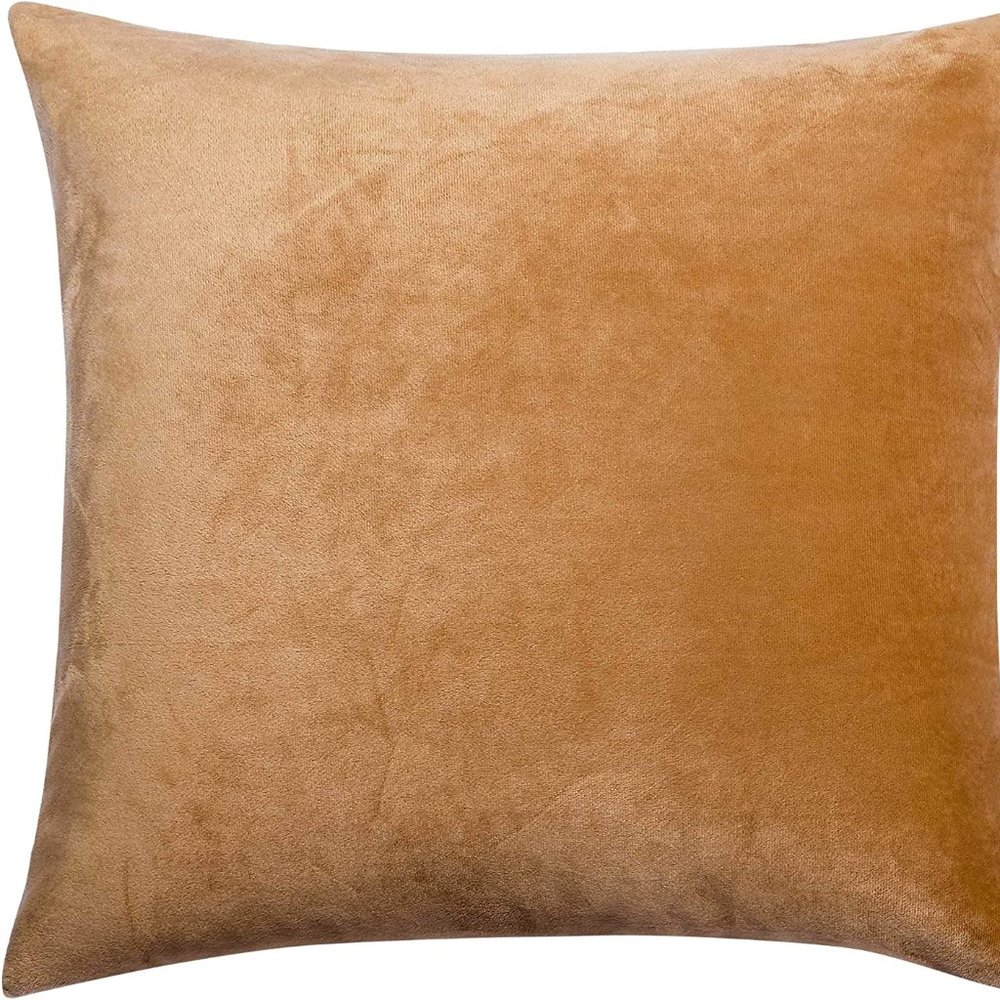 24x24 Camel Super Soft Decorative Euro Pillowcase
